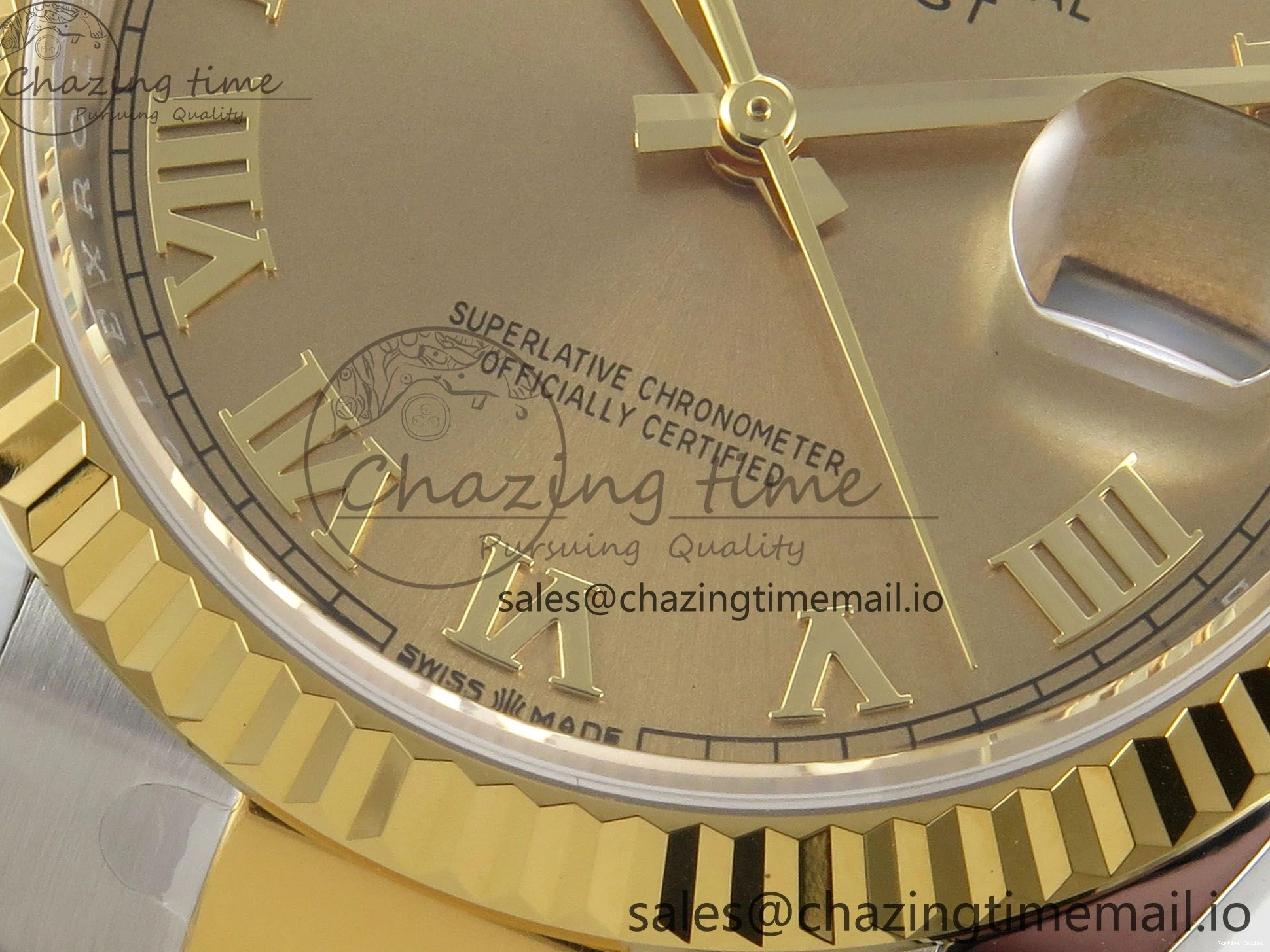 0111 DateJust 36 SS YG ARF 1:1 Best Edition 904L Steel YG Roman Dial on Oyster Bracelet SH SportInspired 101